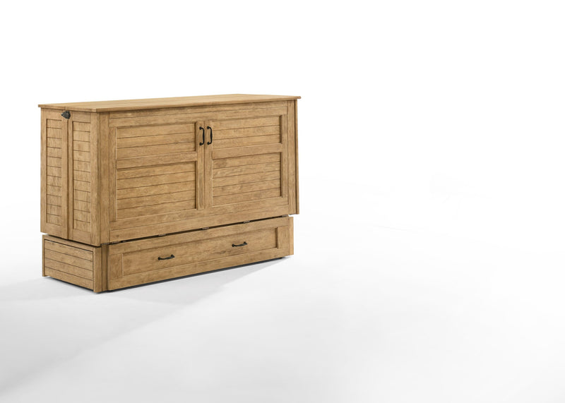 Load image into Gallery viewer, Night and Day Furniture Poppy Murphy Cabinet Bed, Queen, Harvest Brown Finish
