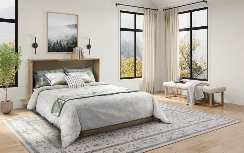 Load image into Gallery viewer, Night and Day Furniture Poppy Murphy Cabinet Bed, Queen, Harvest Brown Finish
