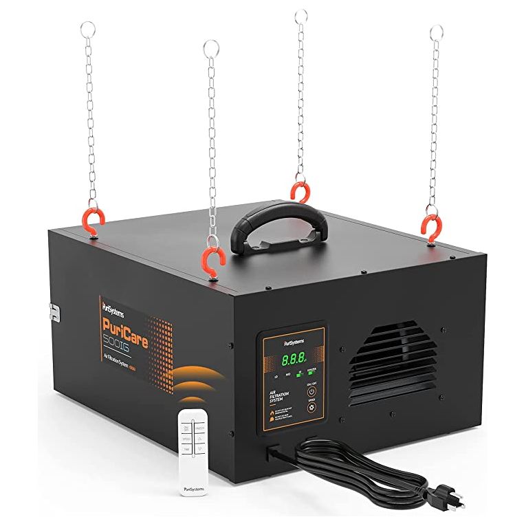 Load image into Gallery viewer, PuriCare Air Filtration System/Dust Collector Built-in Ionizer 500IG
