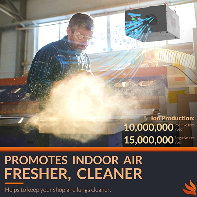Load image into Gallery viewer, PuriCare Air Filtration System/Dust Collector Built-in Ionizer 500IG
