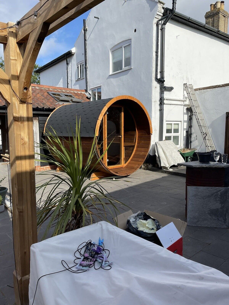 Load image into Gallery viewer, SAUNA EVOLUTION® Barrel Sauna Serenity Nature Air 7
