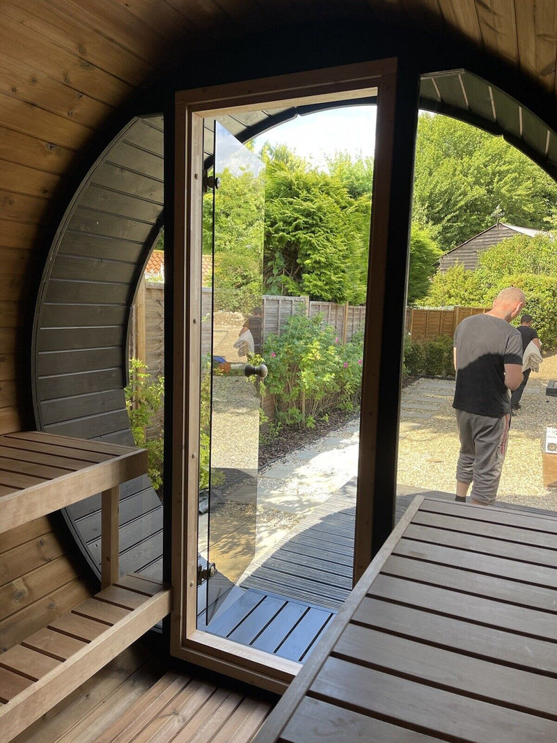 Load image into Gallery viewer, SAUNA EVOLUTION® Barrel Sauna Serenity Nature Air 7

