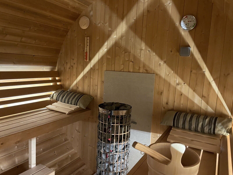 Load image into Gallery viewer, SAUNA EVOLUTION® Barrel Sauna Serenity Nature Air 7
