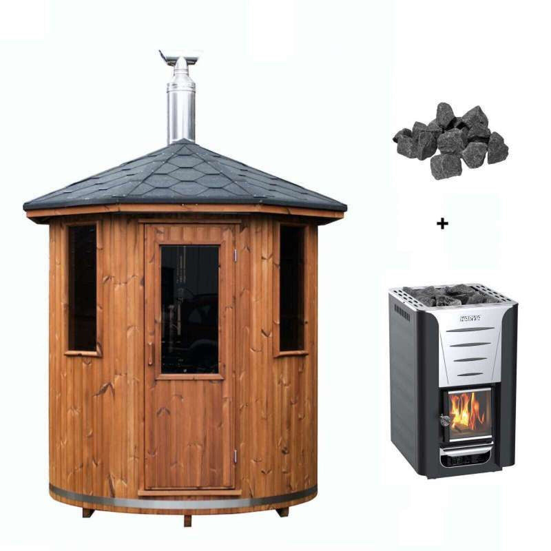 Load image into Gallery viewer, SAUNA EVOLUTION®  Garden Series Outdoor Sauna Cabin 06
