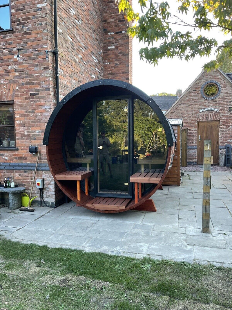 Load image into Gallery viewer, SAUNA EVOLUTION® Barrel Sauna Serenity Nature Air 7
