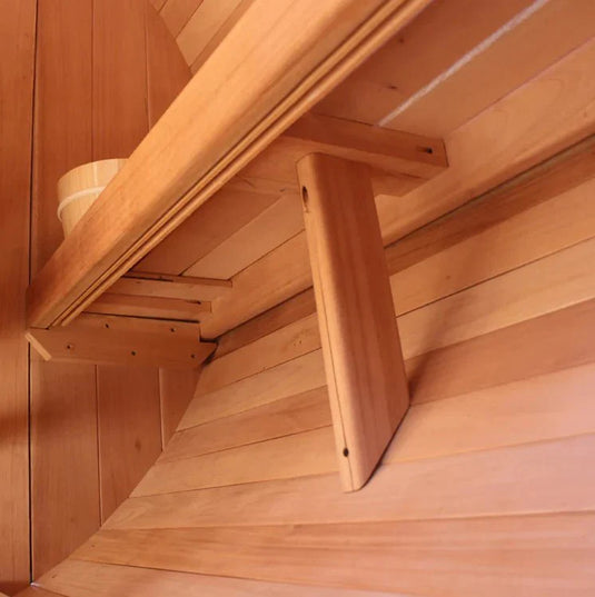 Scandia Barrel Sauna – 4-Person Traditional Sauna for Home Relaxation & Wellness