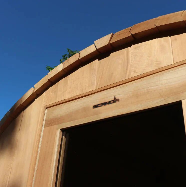 Load image into Gallery viewer, Scandia Barrel Sauna – 4-Person Traditional Sauna for Home Relaxation &amp; Wellness

