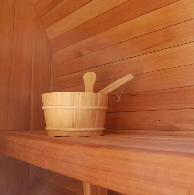 Load image into Gallery viewer, Scandia Barrel Sauna – 4-Person Traditional Sauna for Home Relaxation &amp; Wellness
