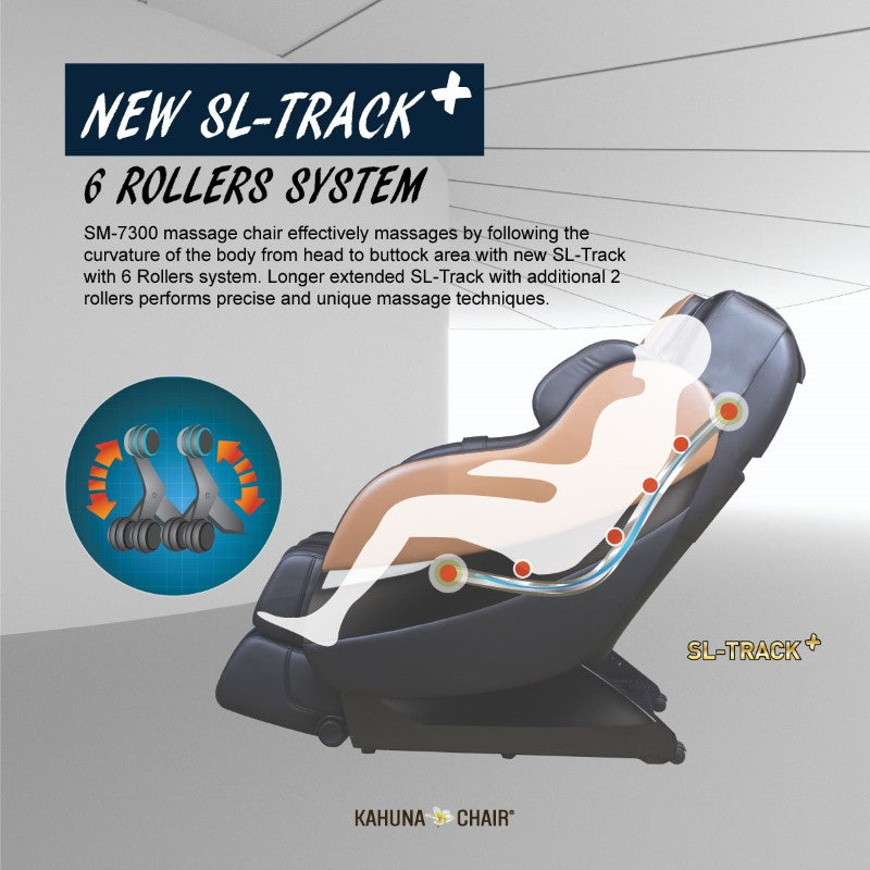 Load image into Gallery viewer, Kahuna SM-7300 Massage Chair – XL 2D SL-Track with 6 Auto Programs
