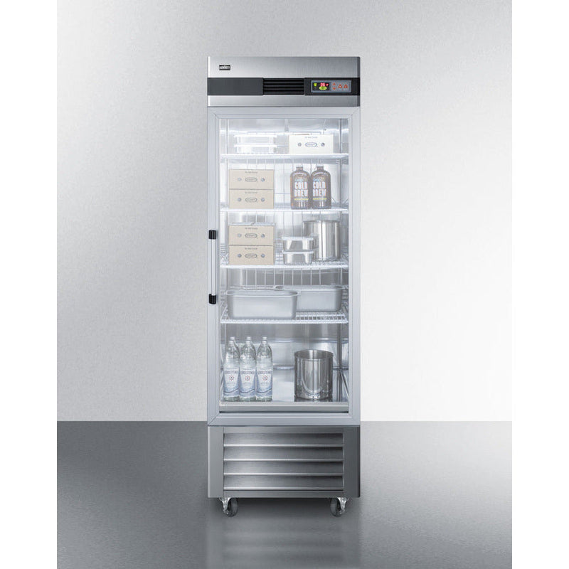 Load image into Gallery viewer, Summit 23 Cu.Ft. Reach-In Refrigerator SCR23SSG
