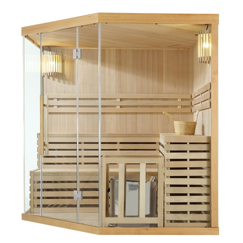 Load image into Gallery viewer, SAUNA EVOLUTION® 5-6 People Traditional Steam Sauna Room Luxury 1
